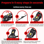 Car Motorcycle Automatic Retractable Tensioner Tie-Down Strap