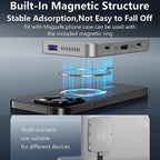 8 In 1 Magnetic Dock NVMe SSD Enclosure USB 3.2 Hub — view 11