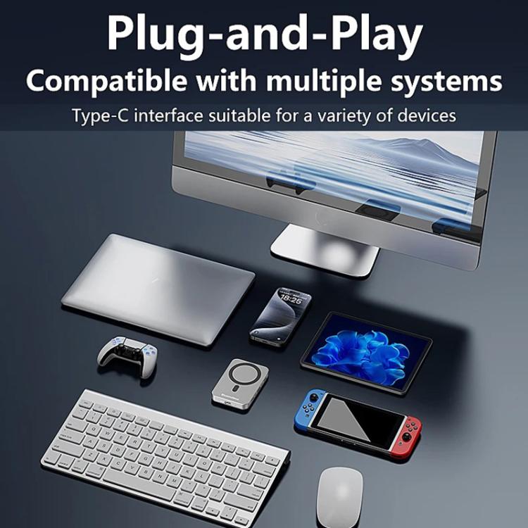 8 In 1 Magnetic Dock NVMe SSD Enclosure USB 3.2 Hub — view 13
