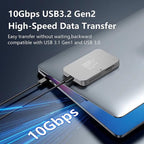 8 In 1 Magnetic Dock NVMe SSD Enclosure USB 3.2 Hub — view 6