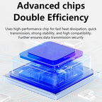 Blueendless SD04P 40Gbps Hard Drive Dock USB 4.0 Enclosure M.2 NVMe SSD Computers External Reader — view 7