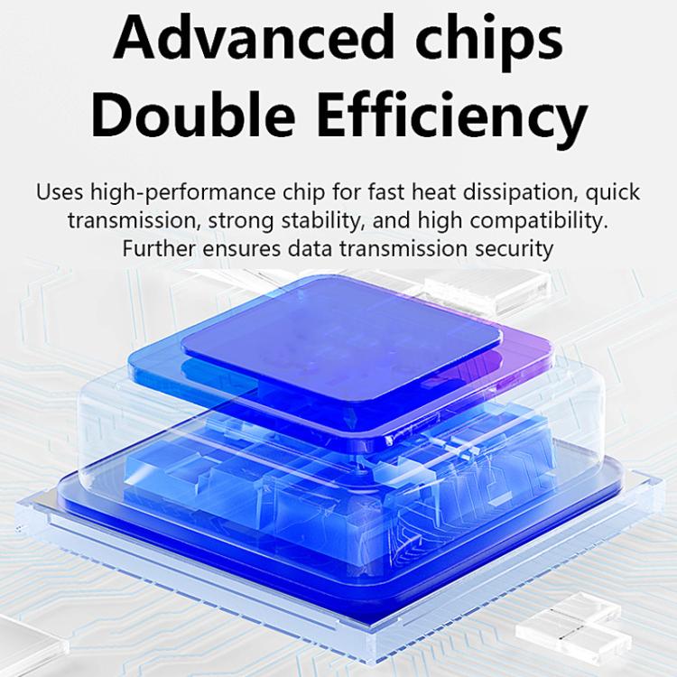 Blueendless SD04P 40Gbps Hard Drive Dock USB 4.0 Enclosure M.2 NVMe SSD Computers External Reader — view 7