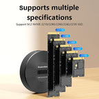 Blueendless SD04P 40Gbps Hard Drive Dock USB 4.0 Enclosure M.2 NVMe SSD Computers External Reader — view 10