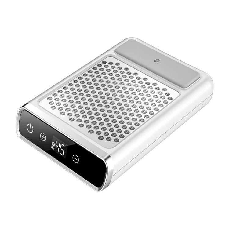 BLUEQUE 80W High Power Rechargeable Low-Noise Nail Dust Collector — US Plug