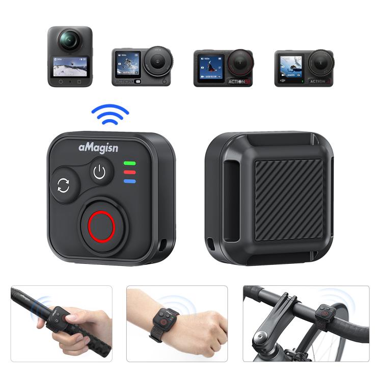 aMagisn Bluetooth Remote Shutter for DJI Osmo Action 6/Action 5 Pro/Action 4/Osmo 360