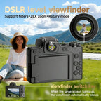 HD Retro Digital Camcorder Camera Portable Micro DSLR Camera