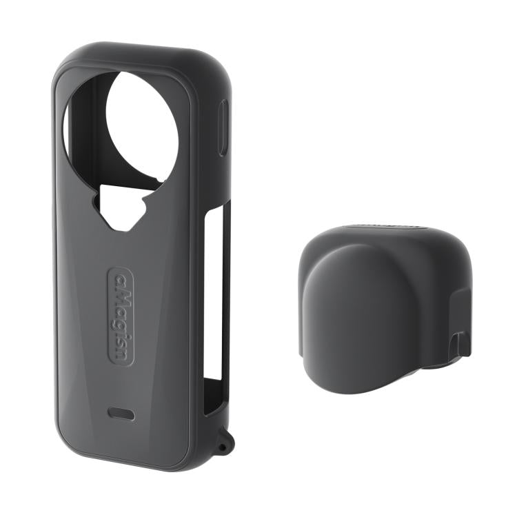 For Insta360 X4 Air Camera — aMagisn Silicone Case Gray