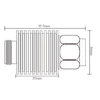 N-Type 10W Coaxial Fixed Attenuator Male To Female RF Coaxial Plug — view 27