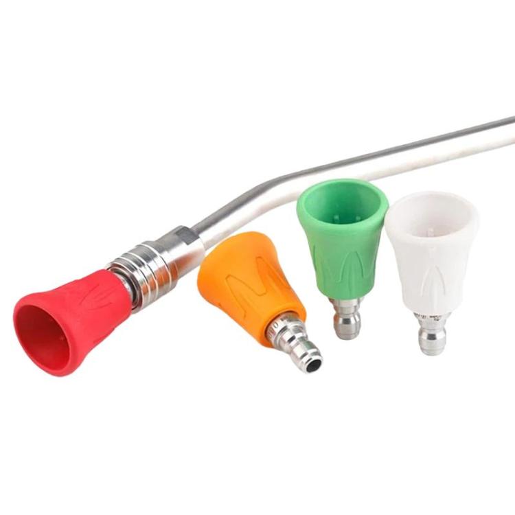 1/4 inch Car Wash Machine Splash-Proof Quick-Connect Nozzle with Soft Rubber Cover