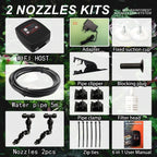 WiFi-Controlled Terrarium Automatic Misting Reptile Enclosure Humidification System — 2 Nozzle Sets EU Plug