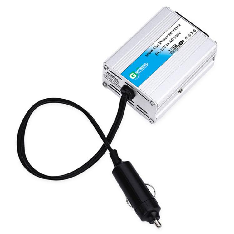 Gurxun 150W Aluminum Alloy Car Power Inverter With Cigarette Lighter