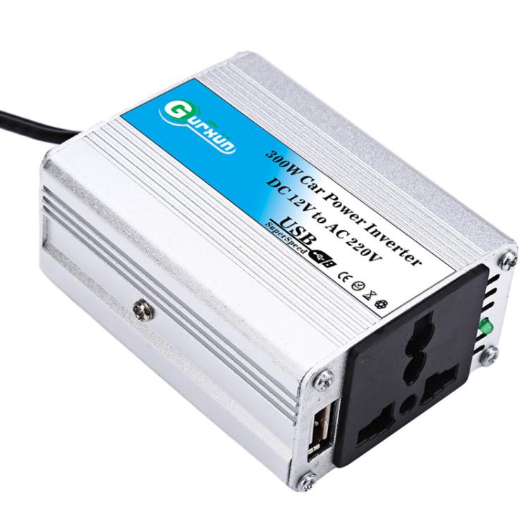 Gurxun 150W Aluminum Alloy Car Power Inverter With Cigarette Lighter