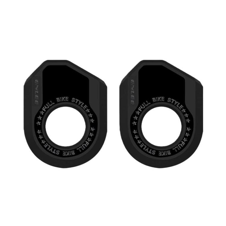 ENLEE 2pcs Bike Crank Protector MTB Chainring Guard — A Black