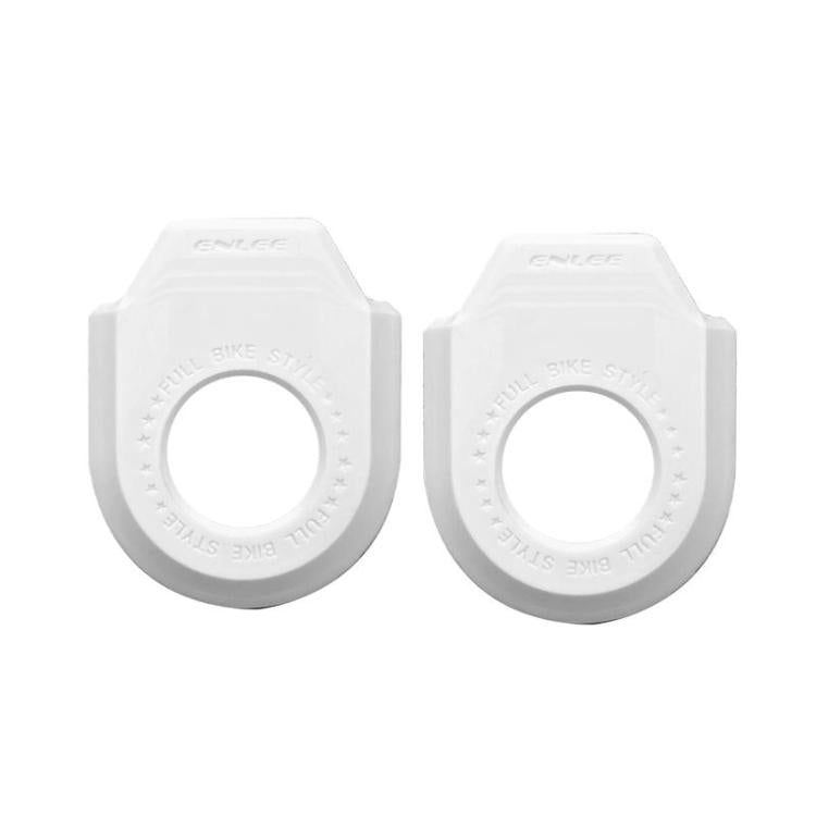 ENLEE 2pcs Bike Crank Protector MTB Chainring Guard — B Black