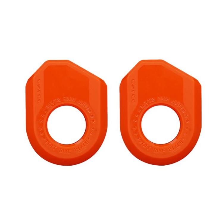 ENLEE 2pcs Bike Crank Protector MTB Chainring Guard — A Orange