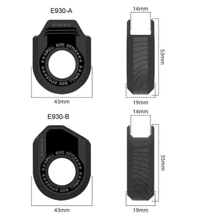 ENLEE 2pcs Bike Crank Protector MTB Chainring Guard — view 10