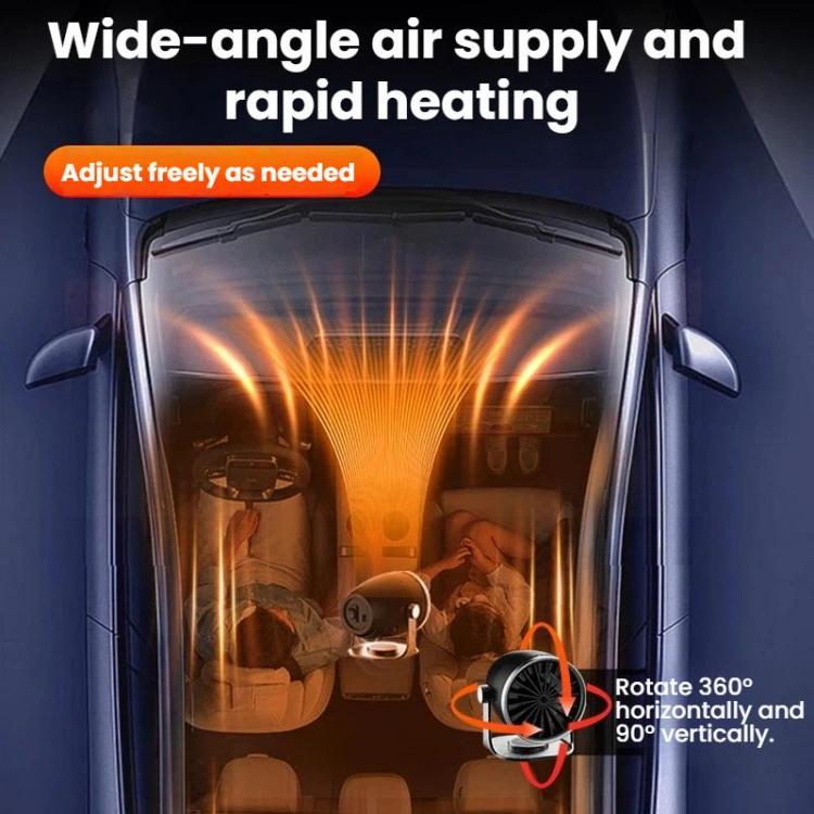 Vehicle-mounted Heater With Adjustable Fan Speed Defogging Defrosting Heater