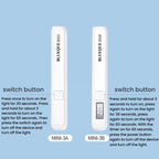 BLUEQUE Handheld 3W Rechargeable LED Nail Drying Lamp Single-Nail Tip Curing Lamp