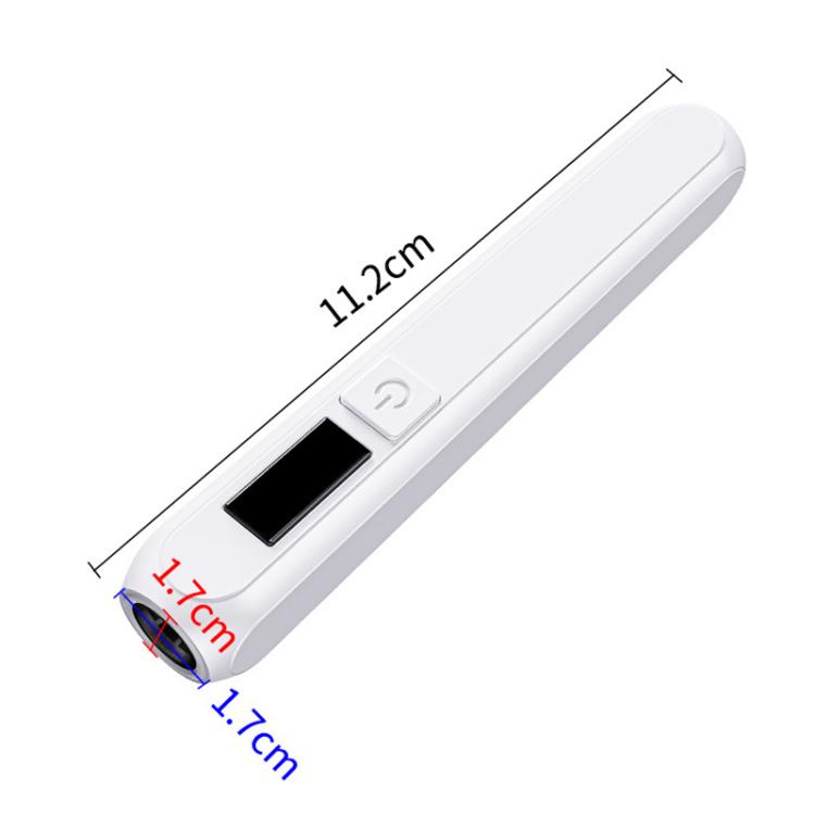 BLUEQUE Handheld 3W Rechargeable LED Nail Drying Lamp Single-Nail Tip Curing Lamp