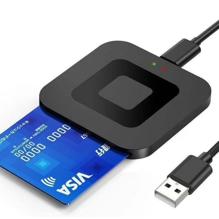 Square Smart Card Reader For Bank Cards Tax Filing Storage Cards