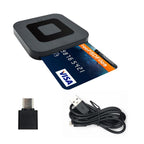 Square Smart Card Reader For Bank Cards Tax Filing Storage Cards — Type-C