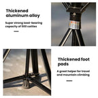 Outdoor Multi-Functional Lightweight Non-Slip Hiking Stick/Stool — view 3