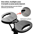 Outdoor Multi-Functional Lightweight Non-Slip Hiking Stick/Stool — view 4