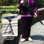 Outdoor Multi-Functional Lightweight Non-Slip Hiking Stick/Stool — view 6