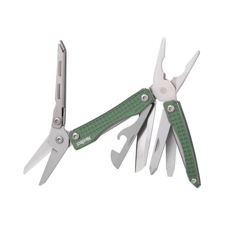 NexTool Mini Flagship Multifunctional Pliers 10 In 1 EDC Keychain Multitool Mini Pocket Knife — Red