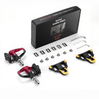 WEST BIKING Lightweight SPD-Compatible Road Bike Clipless Pedals - with Cleats and High-Efficiency Bearings