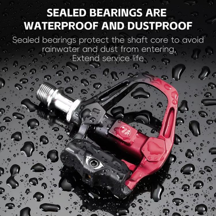 WEST BIKING Lightweight SPD-Compatible Road Bike Clipless Pedals - with Cleats and High-Efficiency Bearings