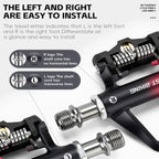 WEST BIKING Lightweight SPD-Compatible Road Bike Clipless Pedals - with Cleats and High-Efficiency Bearings