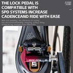 WEST BIKING Lightweight SPD-Compatible Road Bike Clipless Pedals - with Cleats and High-Efficiency Bearings