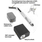 Square-Head Car Safety Trailer Lock Automotive Lock Modification Accessory