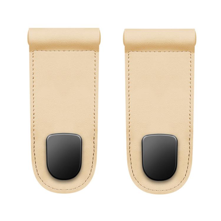 2pcs Multifunctional Car Interior Hook and Storage Organizer — Single Black