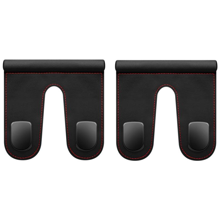 2pcs Multifunctional Car Interior Hook and Storage Organizer — Single Gray