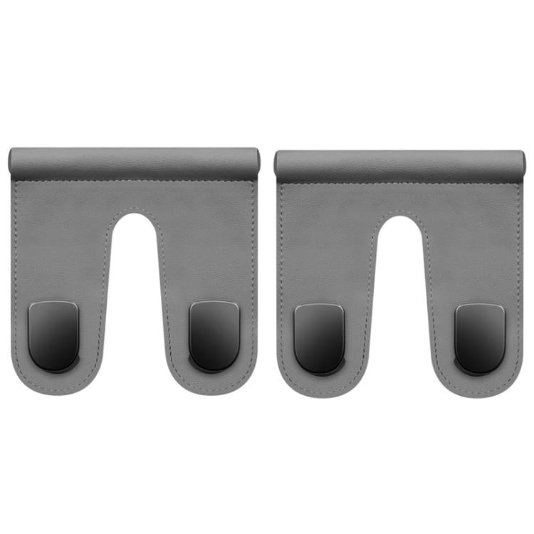 2pcs Multifunctional Car Interior Hook and Storage Organizer — Double Black