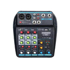 D4 4-Channel Mixer With Reverb Stage & Live Streaming Audio Mixer