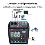 D4 4-Channel Mixer With Reverb Stage & Live Streaming Audio Mixer — view 4