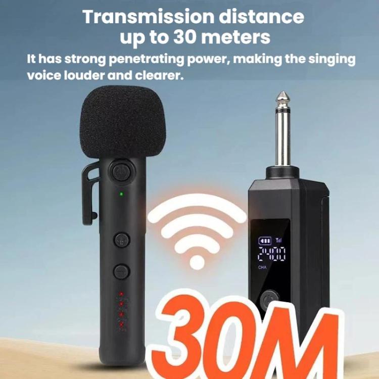 DIYO-1136 Handheld Wireless Condenser Microphone With Power Display Teaching Microphone & Voice Amplifier — view 6