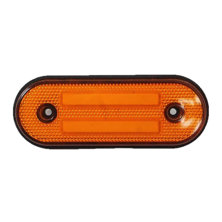 MK-256 12-LEDs Truck Side Lamps Light-Guiding Side Tail Lamps — Red