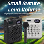 DIYO-1125 Multifunctional Outdoor High-Volume Microphone With Battery Display Teacher Classroom Voice Amplifier