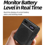 DIYO-1125 Multifunctional Outdoor High-Volume Microphone With Battery Display Teacher Classroom Voice Amplifier