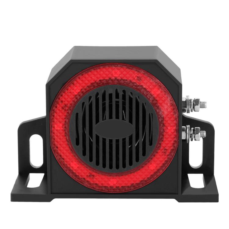 Waterproof Automotive Voice Reversing Alarm/Horn With Light — 9-36V