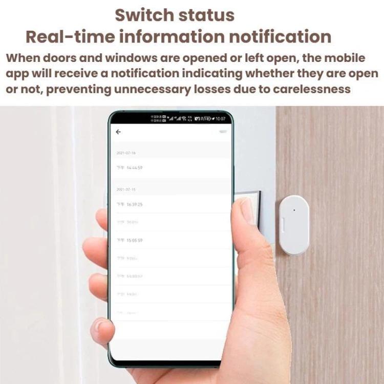 2 In 1 Smart Zigbee Door Window Sensor, Compatible With Home Assistant — view 5