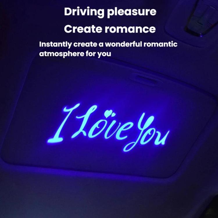 G-301 Universal Car Interior Projection Ambient Light USB High-Brightness Decorative Light