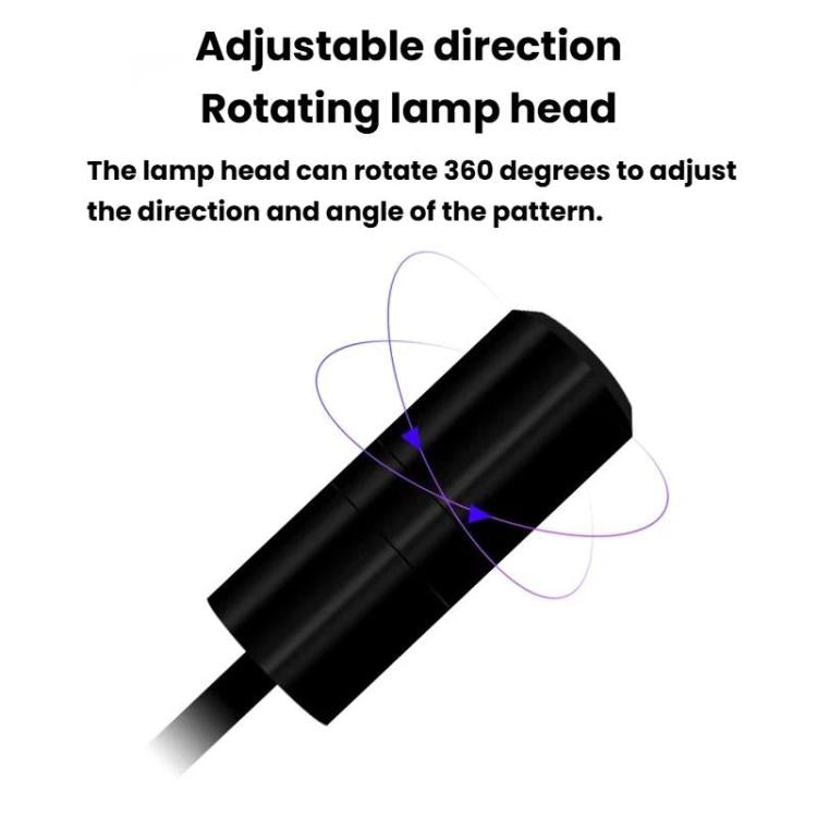 G-301 Universal Car Interior Projection Ambient Light USB High-Brightness Decorative Light