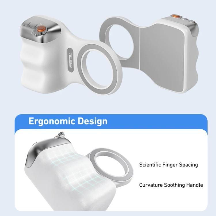 TELESIN Magnetic Phone Mounting Aid Photography Handle Remote Control Assistant