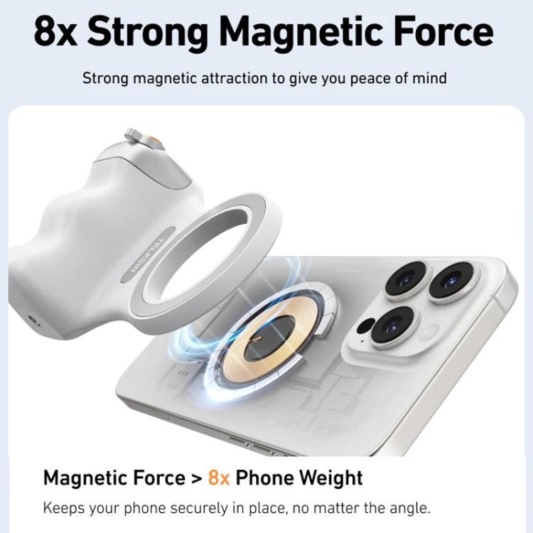TELESIN Magnetic Phone Mounting Aid Photography Handle Remote Control Assistant