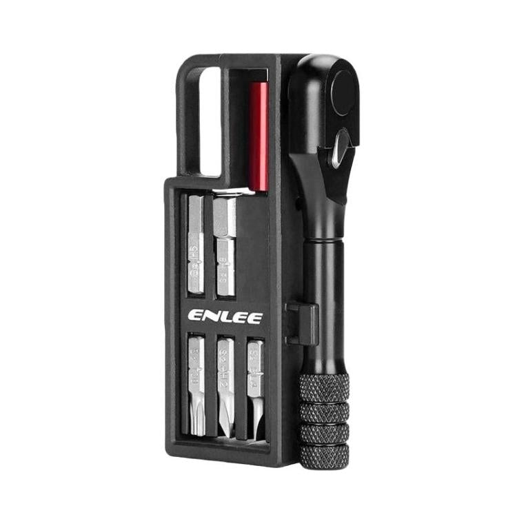 ENLEE EN56 12pcs Bike Ratchet Wrench Set Multifunctional Portable Bicycle Repair Tool Kit